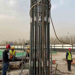 Connection of super long reinforcement cage