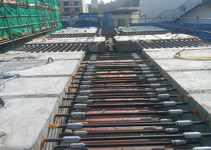五隆興雙螺套鋼筋連接技術在大體積混凝土預制板拼接中的應用插圖