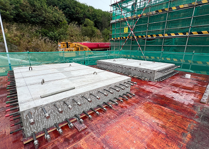 五隆興雙螺套鋼筋連接技術在大體積混凝土預制板拼接中的應用插圖1